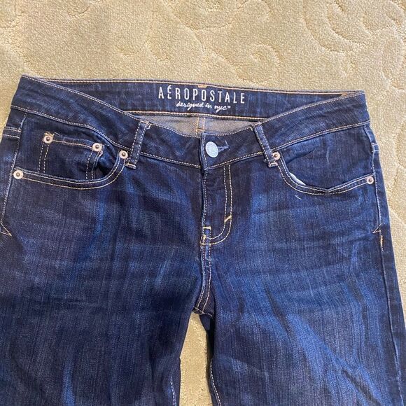 Dark Wash Blue Skinny Jeans - Picture 2 of 4